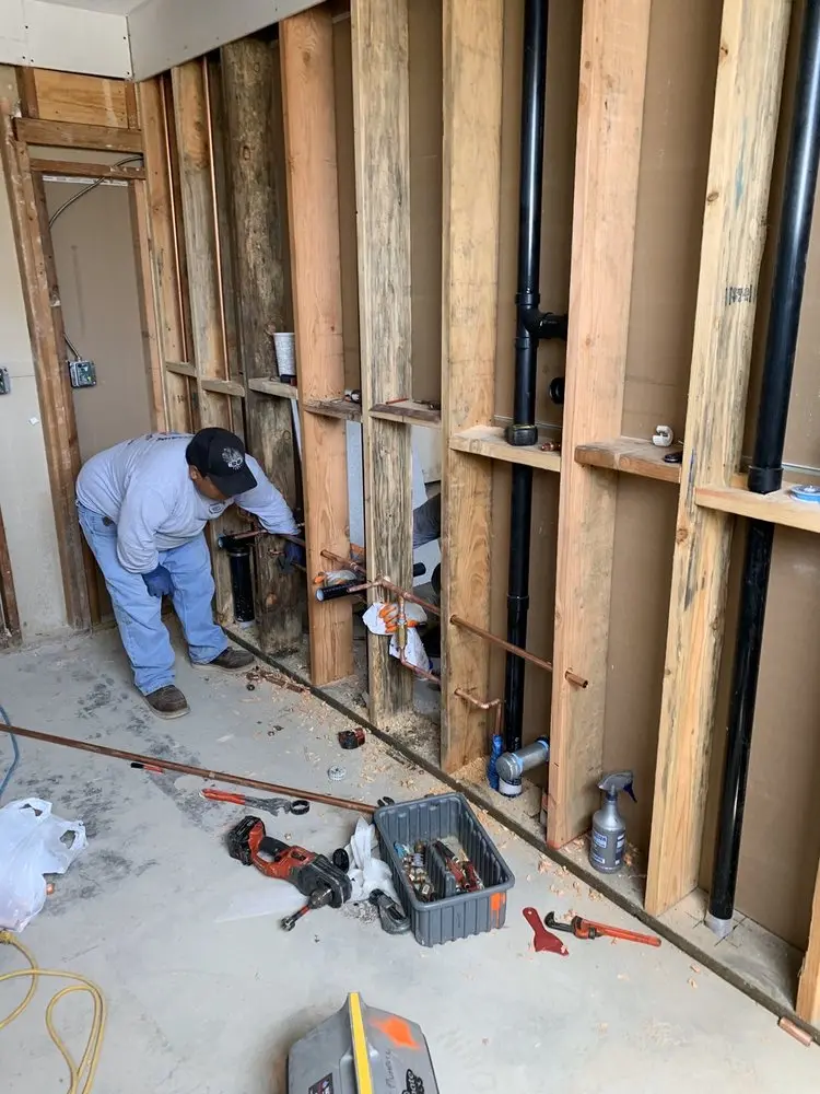 Commercial rough-in plumbing for Commercial Plumbing in Raleigh